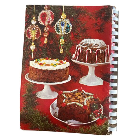 1970 Eastern Star Holiday Cookbook Montgomery AL Vintage Spiral VG Community - Picture 7 of 8